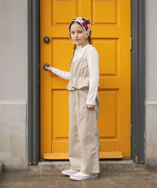 GLOBAL WORK(グローバルワーク)の「トクトク3SETUPリブT/625171(つなぎ/オールインワン・キッズ・ブルー/アイボリー/ブラック・130cm/140cm/150cm/160cm)」の12枚目の写真