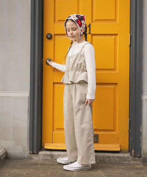 GLOBAL WORK(グローバルワーク)の「トクトク3SETUPリブT/625171(つなぎ/オールインワン・キッズ・ブルー/アイボリー/ブラック・130cm/140cm/150cm/160cm)」の13枚目の写真