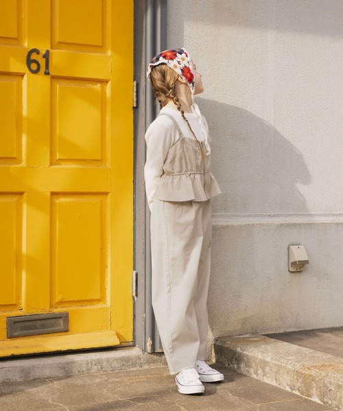 GLOBAL WORK(グローバルワーク)の「トクトク3SETUPリブT/625171(つなぎ/オールインワン・キッズ・ブルー/アイボリー/ブラック・130cm/140cm/150cm/160cm)」の16枚目の写真