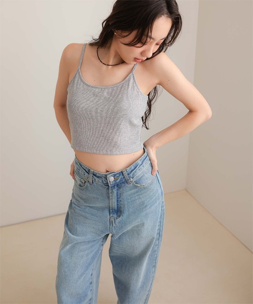 miette(ミエット)の「接触冷感カップ付きショート丈キャミソール(キャミソール・レディース・オフホワイト/グレー/ライトベージュ/ブラック・FREE)」の20枚目の写真