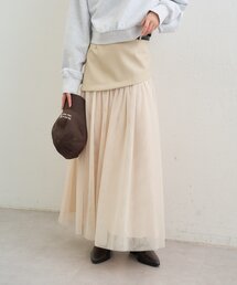 チュールドッキングスカート