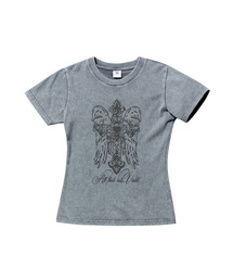 クロスエンジェル ウォッシュドスリムフィット半袖Tシャツ