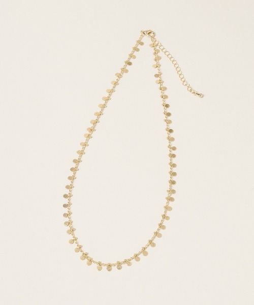 A part by（アパートバイ）の「ディスクチェーンネックレス（ネックレス・レディース・シルバー/ゴールド・FREE）」の4枚目の写真