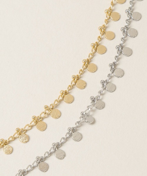 A part by（アパートバイ）の「ディスクチェーンネックレス（ネックレス・レディース・シルバー/ゴールド・FREE）」の8枚目の写真