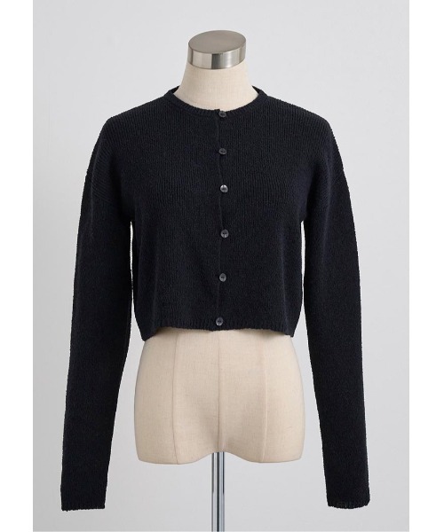 LUDICRUM(ルーディクルム)の「Loop yarn knit cardigan(カーディガン/ボレロ・レディース・ピンク/ブラック/オフホワイト・FREE)」の13枚目の写真