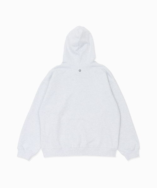 HELLO SUNRISE(ハローサンライズ)の「HS Logo Hoodie_L.Gray(パーカー・レディース・ライトグレー・SMALL/MEDIUM/LARGE)」の2枚目の写真