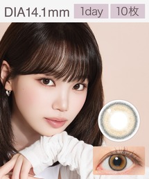ReVIA（レヴィア）の「ReVIA 1day COLOR プライベート01 (10枚入り)（コンタクトレンズ・カラコン）」