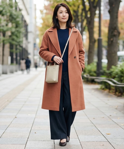 STYLE DELI(スタイルデリ)の「【DELI by】リアルレザーミニマルスクエアショルダーバッグ(ショルダーバッグ・レディース・ブラック/ブラウン/ライトグレー・FREE)」の17枚目の写真