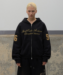 ROCKCAKE（ロックケーキ）の「96 Script Zip Up Hoodie - Black（パーカー）」