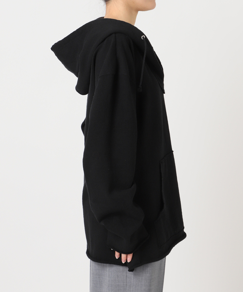 CITYSHOP(シティーショップ)の「HOODIE SWEAT SHIRT:スウェット(スウェット・レディース・ブラック/ホワイト・FREE)」の19枚目の写真