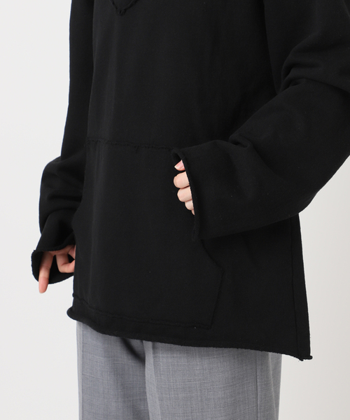 CITYSHOP(シティーショップ)の「HOODIE SWEAT SHIRT:スウェット(スウェット・レディース・ブラック/ホワイト・FREE)」の4枚目の写真