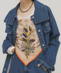 KBF（ケイビーエフ）の「ヴィンテージフラワースカーフ（バンダナ/スカーフ）」