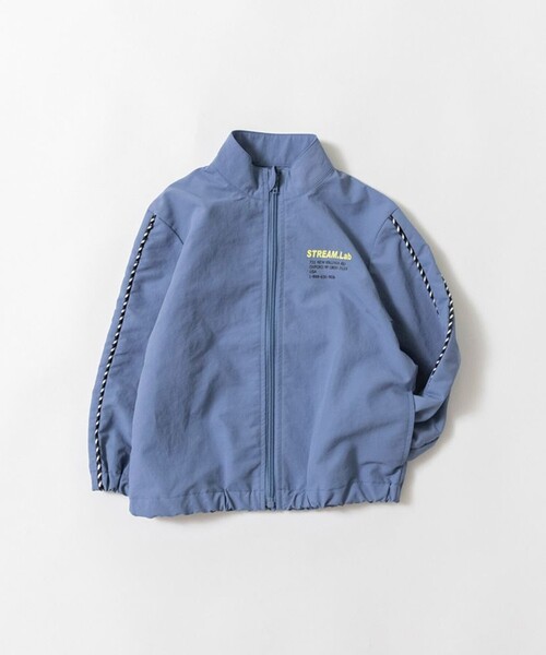 DRC branshes(ディーアールシーブランシェス)の「【WEB限定/DRC】撥水加工袖ラインナイロンジャケット(ナイロンジャケット・キッズ・ブルーグレー/ブラック/ベージュ・150/100/120/130/140/110)」の3枚目の写真