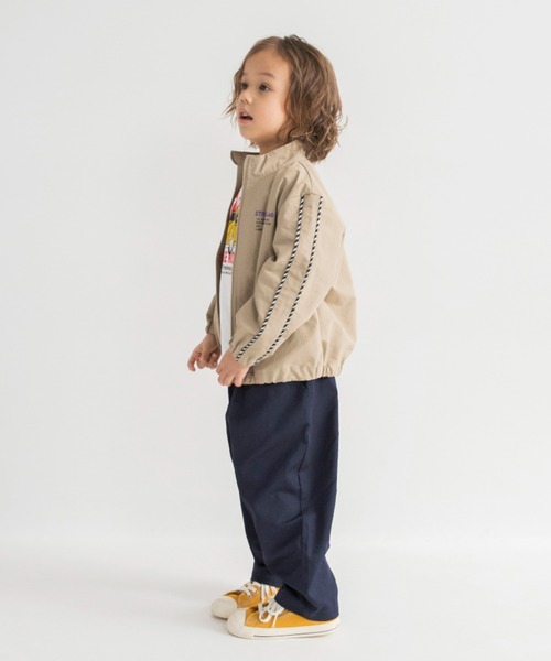 DRC branshes(ディーアールシーブランシェス)の「【WEB限定/DRC】撥水加工袖ラインナイロンジャケット(ナイロンジャケット・キッズ・ブルーグレー/ブラック/ベージュ・150/100/120/130/140/110)」の20枚目の写真