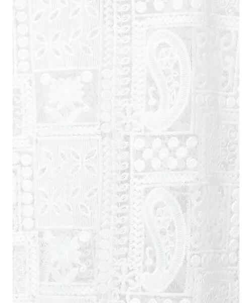 Te chichi(テチチ)の「【Atelier ChouChou】パネルレース刺繍前後2WAYジレ(セットアップ可)(ベスト・レディース・オフホワイト・F)」の14枚目の写真