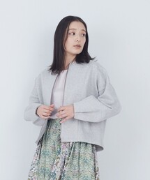 裏毛ダブルジップブルゾン