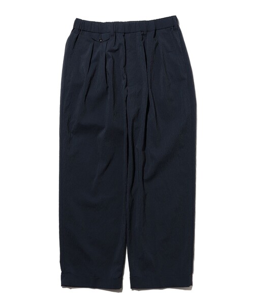 BEAMS PLUS（ビームスプラス）の「2 Pleats Anywhere(wear) Seersucker Plaid（その他パンツ・メンズ・グレー/ネイビー・X-LARGE/LARGE/MEDIUM/SMALL）」の14枚目の写真