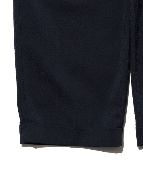 BEAMS PLUS（ビームスプラス）の「2 Pleats Anywhere(wear) Seersucker Plaid（その他パンツ・メンズ・グレー/ネイビー・X-LARGE/LARGE/MEDIUM/SMALL）」の16枚目の写真
