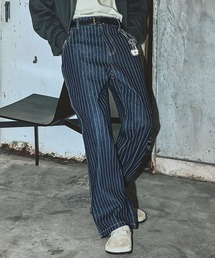 Bleme（ブレム）の「クラシック ウォバッシュ ストライプ デニムパンツ（デニムパンツ）」