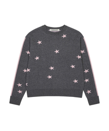 L20 REVERSE STAR KNIT(CHARCOAL)