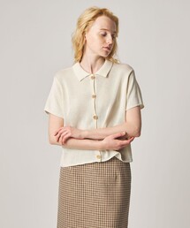 Steven Alan（スティーブンアラン）の「<Steven Alan>コットン ショートスリーブ カーディガン（ニット/セーター）」
