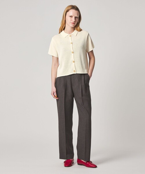 Steven Alan＞コットン ショートスリーブ カーディガン（ニット