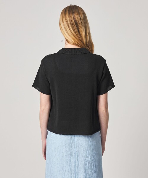 Steven Alan(スティーブンアラン)の「<Steven Alan>コットン ショートスリーブ カーディガン(ニット/セーター・レディース・オフホワイト/ブラック・FREE)」の15枚目の写真