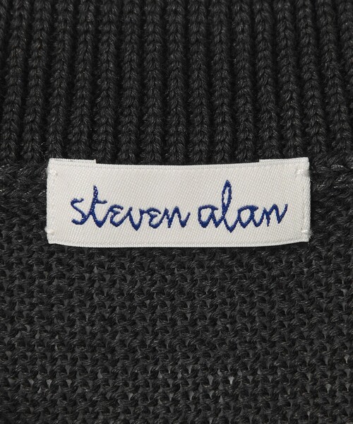 Steven Alan(スティーブンアラン)の「<Steven Alan>コットン ショートスリーブ カーディガン(ニット/セーター・レディース・オフホワイト/ブラック・FREE)」の8枚目の写真