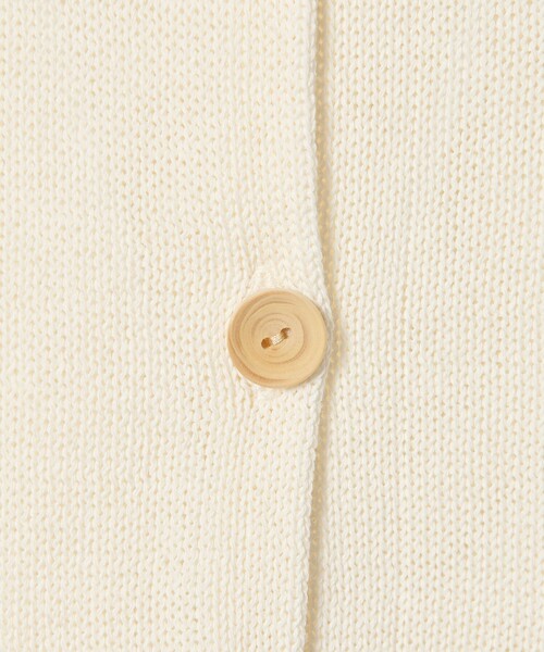Steven Alan(スティーブンアラン)の「<Steven Alan>コットン ショートスリーブ カーディガン(ニット/セーター・レディース・オフホワイト/ブラック・FREE)」の4枚目の写真