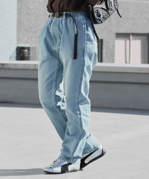 Gramicci/グラミチ STRETCH DENIM NN-PANT CROPPED ウェビングベルト