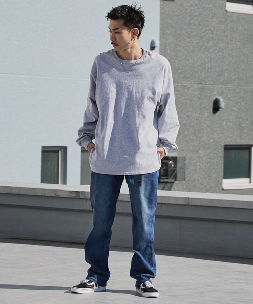 Gramicci（グラミチ）の「Gramicci/グラミチ STRETCH DENIM NN-PANT CROPPED ウェビングベルト ウォッシュ加工 ストレッチデニムパンツ 2026年 夏 夏服 秋服（デニムパンツ・メンズ・ブルー/ダークブルー/ワンウォッシュ・S/M/L/XL）」の20枚目の写真
