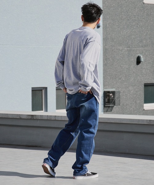 Gramicci（グラミチ）の「Gramicci/グラミチ STRETCH DENIM NN-PANT CROPPED ウェビングベルト ウォッシュ加工 ストレッチデニムパンツ 2026年 夏 夏服 秋服（デニムパンツ・メンズ・ブルー/ダークブルー/ワンウォッシュ・S/M/L/XL）」の22枚目の写真