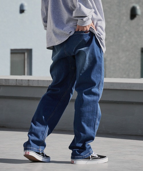 Gramicci（グラミチ）の「Gramicci/グラミチ STRETCH DENIM NN-PANT CROPPED ウェビングベルト ウォッシュ加工 ストレッチデニムパンツ 2026年 夏 夏服 秋服（デニムパンツ・メンズ・ブルー/ダークブルー/ワンウォッシュ・S/M/L/XL）」の13枚目の写真