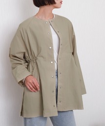 libelle more | 【防花粉加工】ナイロンノーカラーコート(ノーカラーコート)