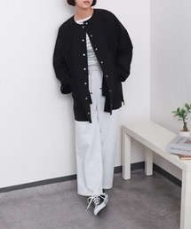 libelle more（リベル モア）の「ナイロンウエストドロストノーカラーコート（防花粉加工／撥水／軽量）（ノーカラーコート）」