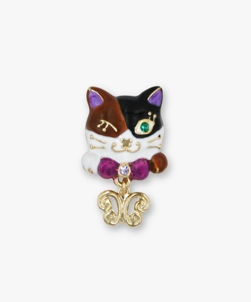 ANNA SUI（アナスイ）の「三毛ティティモチーフ ピアス（ピアス（両耳用）・レディース・マルチ・ONE SIZE）」の2枚目の写真