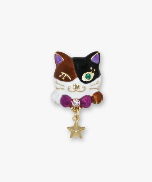 ANNA SUI（アナスイ）の「三毛ティティモチーフ ピアス（ピアス（両耳用）・レディース・マルチ・ONE SIZE）」の3枚目の写真