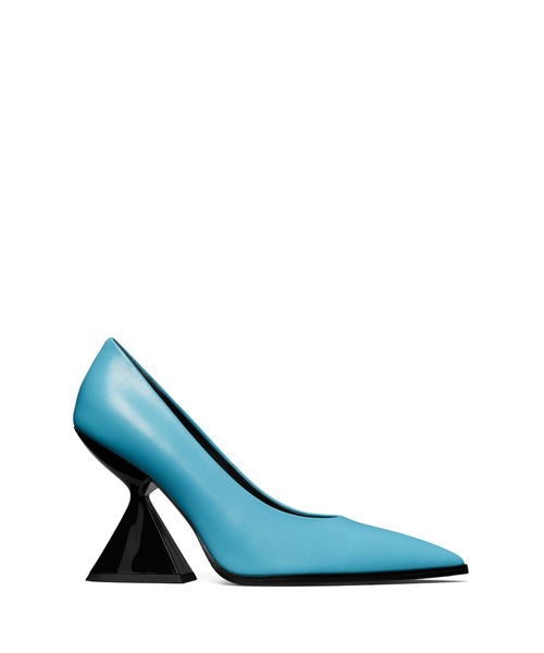 TORY BURCH（トリーバーチ）の「スカルプチャラル ヒール（パンプス・レディース・ブルー・23cm）」の2枚目の写真