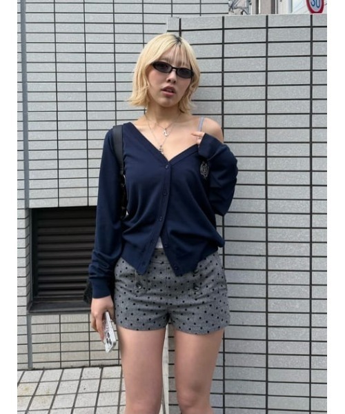 LAGUA GEM(ラグアジェム)の「WAPPEN LIGHT カーディガン(カーディガン/ボレロ・レディース・ライトブルー/ライトイエロー/ネイビー・FREE)」の13枚目の写真