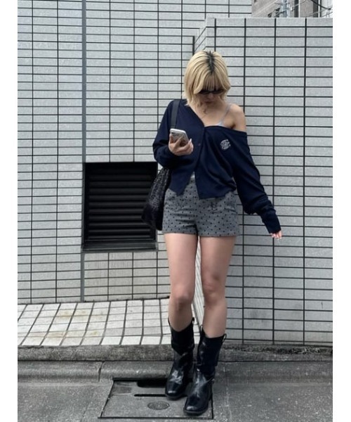 LAGUA GEM(ラグアジェム)の「WAPPEN LIGHT カーディガン(カーディガン/ボレロ・レディース・ライトブルー/ライトイエロー/ネイビー・FREE)」の12枚目の写真