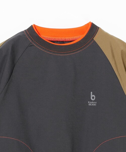 こども ビームス（コドモビームス）の「水陸両用 Tシャツ 2026SS（90～130cm）水遊び 海 プール UVカット 機能性素材 吸水速乾（Tシャツ/カットソー・キッズ・カーキ/チャコールグレー・120/100/90/130/140/110）」の11枚目の写真