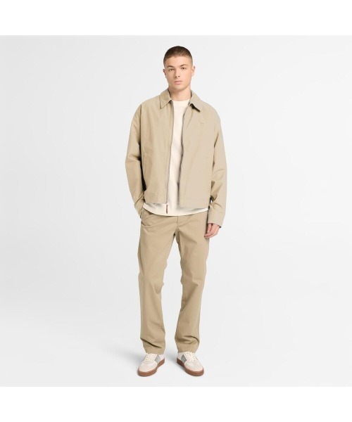 Timberland(ティンバーランド)の「DWR コットン ボンバー メンズ(MA-1・メンズ・ベージュ・LARGE/MEDIUM/X-LARGE)」の2枚目の写真