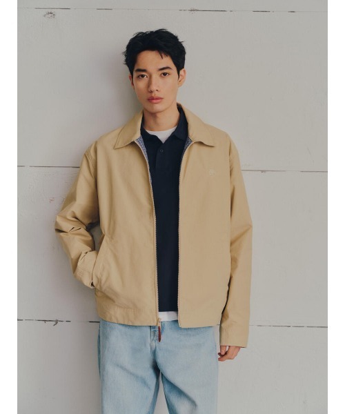 Timberland(ティンバーランド)の「DWR コットン ボンバー メンズ(MA-1・メンズ・ベージュ・LARGE/MEDIUM/X-LARGE/XX-LARGE)」の7枚目の写真
