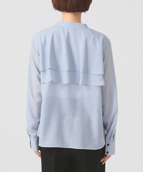 Ray BEAMS（レイビームス）の「ボウタイ Wヨーク ブラウス（シャツ/ブラウス・レディース・サックスブルー/オフホワイト・ONE SIZE）」の15枚目の写真