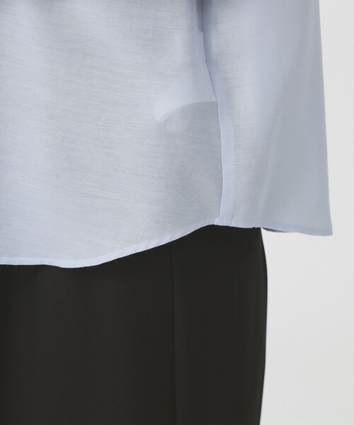 Ray BEAMS（レイビームス）の「ボウタイ Wヨーク ブラウス（シャツ/ブラウス・レディース・サックスブルー/オフホワイト・ONE SIZE）」の18枚目の写真