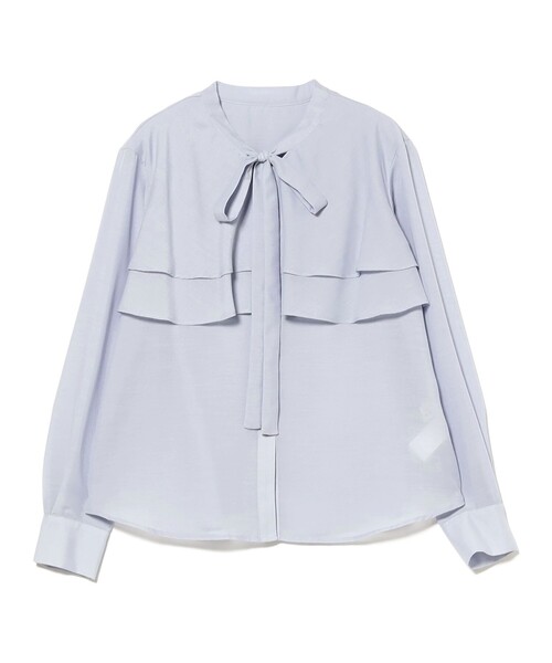 Ray BEAMS（レイビームス）の「ボウタイ Wヨーク ブラウス（シャツ/ブラウス・レディース・サックスブルー/オフホワイト・ONE SIZE）」の22枚目の写真