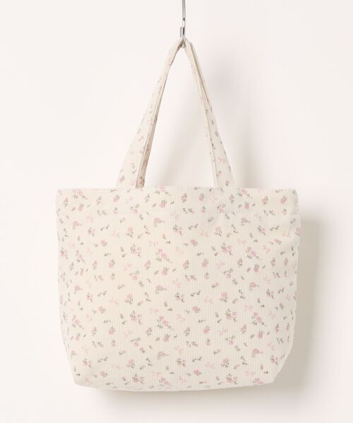 Mignonjour(ミニョンジュール)の「Mignonjour/フラワー柄コーデュロイミニトートバッグ M2889(トートバッグ・レディース・その他7/その他4/その他6/その他5/その他3/その他2/その他1・FREE)」の13枚目の写真