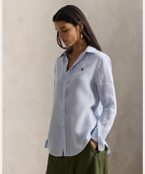 Polo Ralph Lauren クラシック フィット リネン シャツ クラシック フィット リネン シャツ（シャツ/ブラウス）｜POLO RALPH