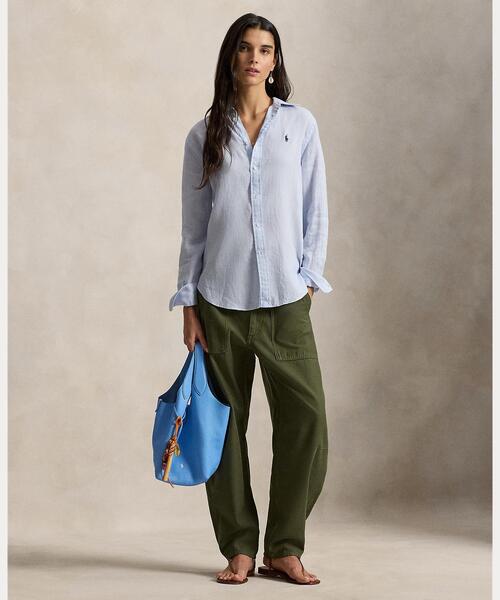 Polo Ralph Lauren クラシック フィット リネン シャツ POLO RALPH LAUREN（ポロ・ラルフローレン） ブラウス シャツ