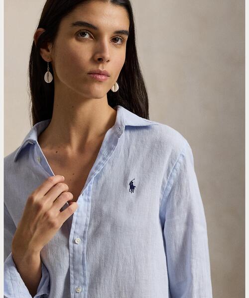 クラシック フィット リネン シャツ（シャツ/ブラウス）｜POLO RALPH